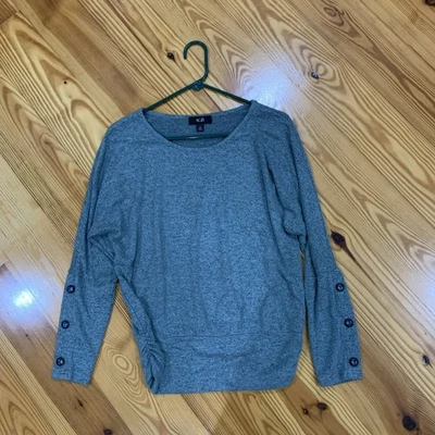 HEB Mujer Suéter Mediano Manga Larga Fruncido Foto 1 de 4