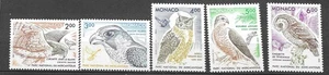 MONACO 1993 - Yvert 1855/59 - Oiseaux Rapaces N** MNH - Bild 1 von 1