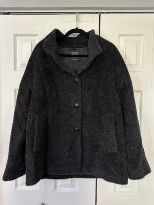 Hilary Radley Alpaca  Wool Coat/ Jacket 16 Women’s Gray Career Winter Luxury - Image 1 of 4