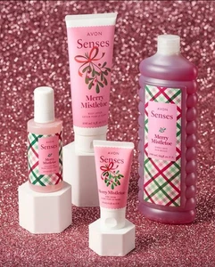 Avon Senses Merry Mistletoe Collection ( You Choose) - Picture 1 of 5