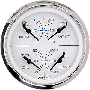 Medidor combinado 4 en 1 blanco Faria Beede 3351 Chesapeake - Imagen 1 de 3