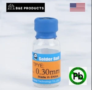 Bolas de soldadura mecánicas, BGA Reballing, 0,3 mm, sin plomo - Imagen 1 de 4