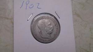 1 corona -1902 Austria-Hungría a partir de 5 subastas sin gastos de envío - Imagen 1 de 1