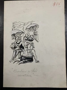 Barbara Shermund Original Published Illustration Michael Shepard Book 1930 - Picture 1 of 13