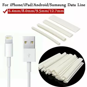20PCS 3:1&4:1 Glue Lined White Heatshrink Tubing Assortment Sleeving Kit - Picture 1 of 1
