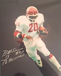 Billy Sims Oklahoma Sooners Signed Custom 8x10 Pic 1978 Heisman Autograph Photo - Picture 1 of 1
