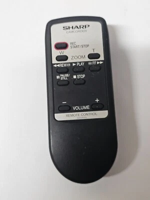 SHARP CAMCORDER REMOTE G0085TA for VLA10 VLA10T VLA40U VLA45U NO BACK COVER - Image 1 of 4