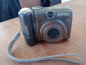 Canon Powershot A590 IS 8.0MP Digital Camera *Tested & Working * With SD Card - Picture 1 of 9