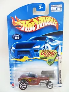 HOTROD MARRÓN HOTWHEELS ""DEUCE ROADSTER"". 2002. SIN USAR, EN CAJA/TARJETA LARGA - Imagen 1 de 2