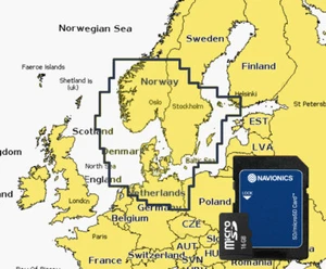 2025 Navionics Plus microSD Chart Map Card Seekarte Skagerrak Kattegat,Scandinav - Bild 1 von 6