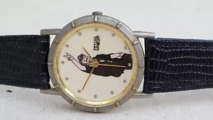 Rare Palestine Portrait Yasser Arafat Quartz 32mm Mens Watch - Picture 1 of 10