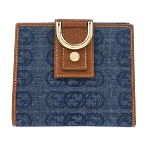 Gucci Blue Denim GG Wallet 141411-4276 115148 - Picture 1 of 8