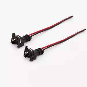 Fuel Injector BOSCH Connector Plug EV1 OBD1 Pigtail Wiring Clips - Picture 1 of 8
