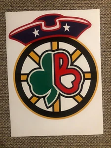Boston Sports Team Outdoor Decal Large 24 inch Bruins IMPERFECT Look and Read - Picture 1 of 3