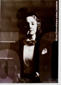 Original vintage poster SWISS CINEMA MUSEUM MARLENE DIETRICH - Picture 1 of 1