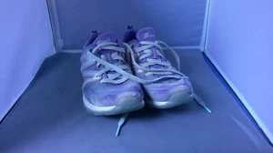Skechers Sport Jalisa Zig Zag Girl's 1 Purple Athletic Sneakers Size 4 - Picture 1 of 6