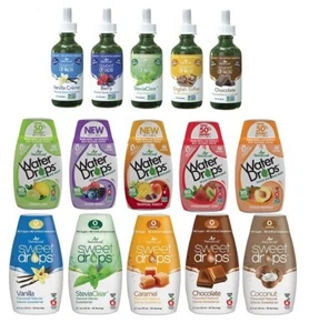 Sweet Leaf Sweet Drops Stevia 48/50/60mL Sweetleaf Water Drop Choose Flavour - Picture 1 of 21