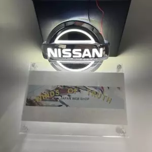 Nissan 5D LED Emblem 117x100mm 3 colours Car Parts Exterior Parts 4.61 ×3.94 in - Picture 1 of 10