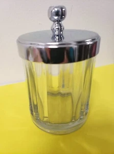 Anthropologie clear Glass Jar With Lid - Picture 1 of 3