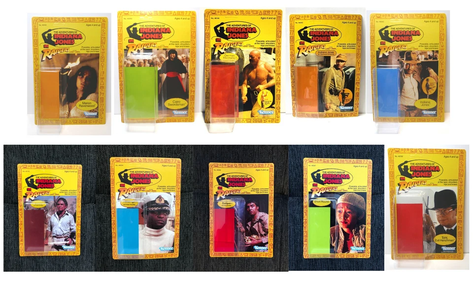 Indiana Jones Kenner 1982 custom cardbacks, blister, bubble Vintage Style choice - Image 1 of 1