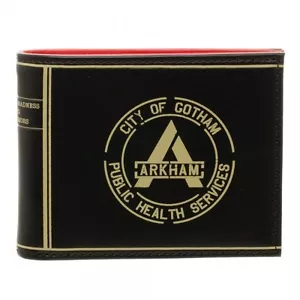 DC COMICS SUICIDE SQUAD ARKHAM CITY OF GOTHAM PUBLIC HEALTH SERVICES WALLET - Picture 1 of 3