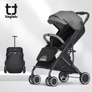 AirLite™ by Tinytots Cabin Stroller One Hand Folding Pushchair Pram - Picture 1 of 10