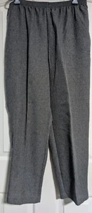White Stag Dress Pants Slacks Women's Size 16P Gray Elastic Waist Side Pockets - Picture 1 of 3
