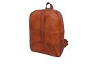 Leather Backpack Shoulder Bag A4 Laptop Rucksack Handbags Daypack 12 In Small