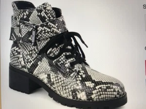Neu mit Karton BCBGeneration BCBGMAXAZRIA Nubi-Stollensohle Combat-Bootie 7M/37,5 für Damen - Bild 1 von 9