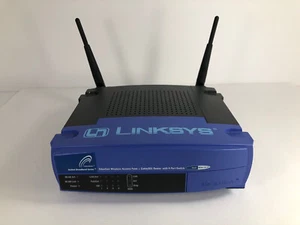 Linksys BEFW11S4 11 Mb/s 4 porte 10/100 router wireless B 2,4 GHz 802.11B - Foto 1 di 7