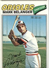 1977 Topps Baltimore Orioles Baseball Card #135 Mark Belanger - VG