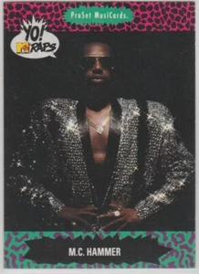 Pro Set Yo! 1991 MTV Raps #54B M.C. Hammer RC - Imagen 1 de 1