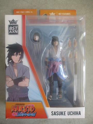 2007 NARUTO SHIPPUDEN SASUKE UCHIHA BST AXN FIGURE CIB Cover