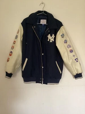 NY  jacket genuine merchandise g-iii sports by carl banks vintage women baseball - Image 1 of 4