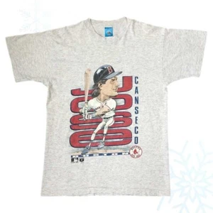 Vintage MLB Jose Canseco Boston Red Sox Caricature T-Shirt AN46431 - Picture 1 of 2