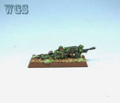 Warhammer 40K WGS painted Catachan Guardsmen with Sniper Rifles #3 IG023 - Image 1 of 4
