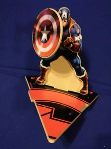 2016 Lowe's Build & Grow Marvel Avengers Cpt. Amerika Holzbausatz mit Patch Neu - Bild 1 von 5