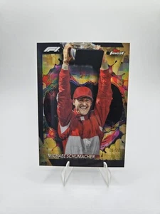 Topps Finest Formula 1 2024 F1 # Michael Schumacher # raro rifrattore oro /20π₯ - Foto 1 di 2