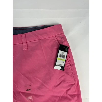 Pantalones Cortos Tommy Hilfiger Para Mujer Rosa Hollywood 9 Pulgadas Entrepierna Talla 18W Nuevos Con Etiqueta Foto 1 de 4