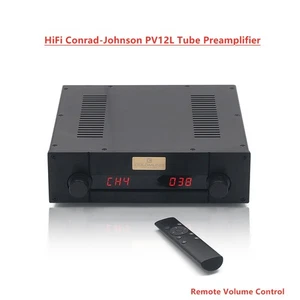 Preamplificador de audio estéreo de tubo remoto HiFi base en preamplificador Conrad-Johnson PV12 - Imagen 1 de 5