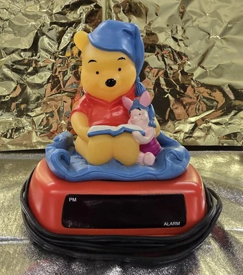 Reloj despertador Winnie The Pooh vintage probado - sin luz nocturna Foto 1 de 3