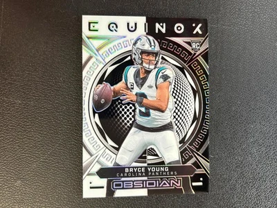 Bryce Young 2023 Obsidian Equinox Rookie RC Carolina Panthers 14/135 E29 - Image 1 of 2