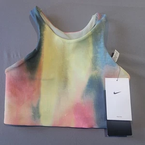 Reggiseno sportivo Nike taglia XS tie dye artist collezione supporto medio foderato N.W.T - Foto 1 di 4