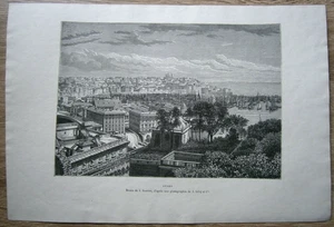 1875 Reclus Druck GENUA GENUA, LIGURIEN, ITALIEN, #28 - Bild 1 von 1