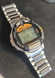 Vintage Timex Data Link Ironman Triathlon Multi-Lap Quartz Digitaluhr 7 3/4 - Bild 1 von 11