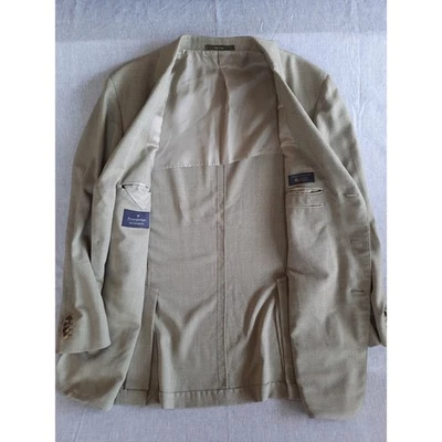 Blazer deportivo verde de alto rendimiento Ermenegildo Zegna para hombre 54R italiano de lana pura Foto 1 de 4