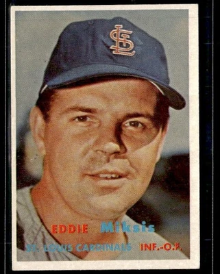 L47,669 - 1957 Topps #350 Eddie Miksis - Image 1 of 2