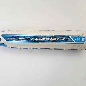 Combat Maxum Jugend Baseballschläger Drop -14 26" USSSA 12 Oz weiß blau 2 1/4 D - Bild 1 von 7