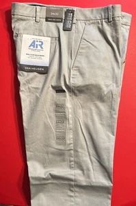 Pantalones Van Heusen Khakis para Hombres Cintura Flexible Enfriamiento por Aire Elastizados 34 x 32" Nuevos con Etiquetas $70 De Colección - Imagen 1 de 9