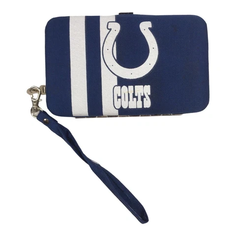 Indianapolis Colts Wristlet NFL Women's Shell Wallet Cell Phone Holder Football Cover